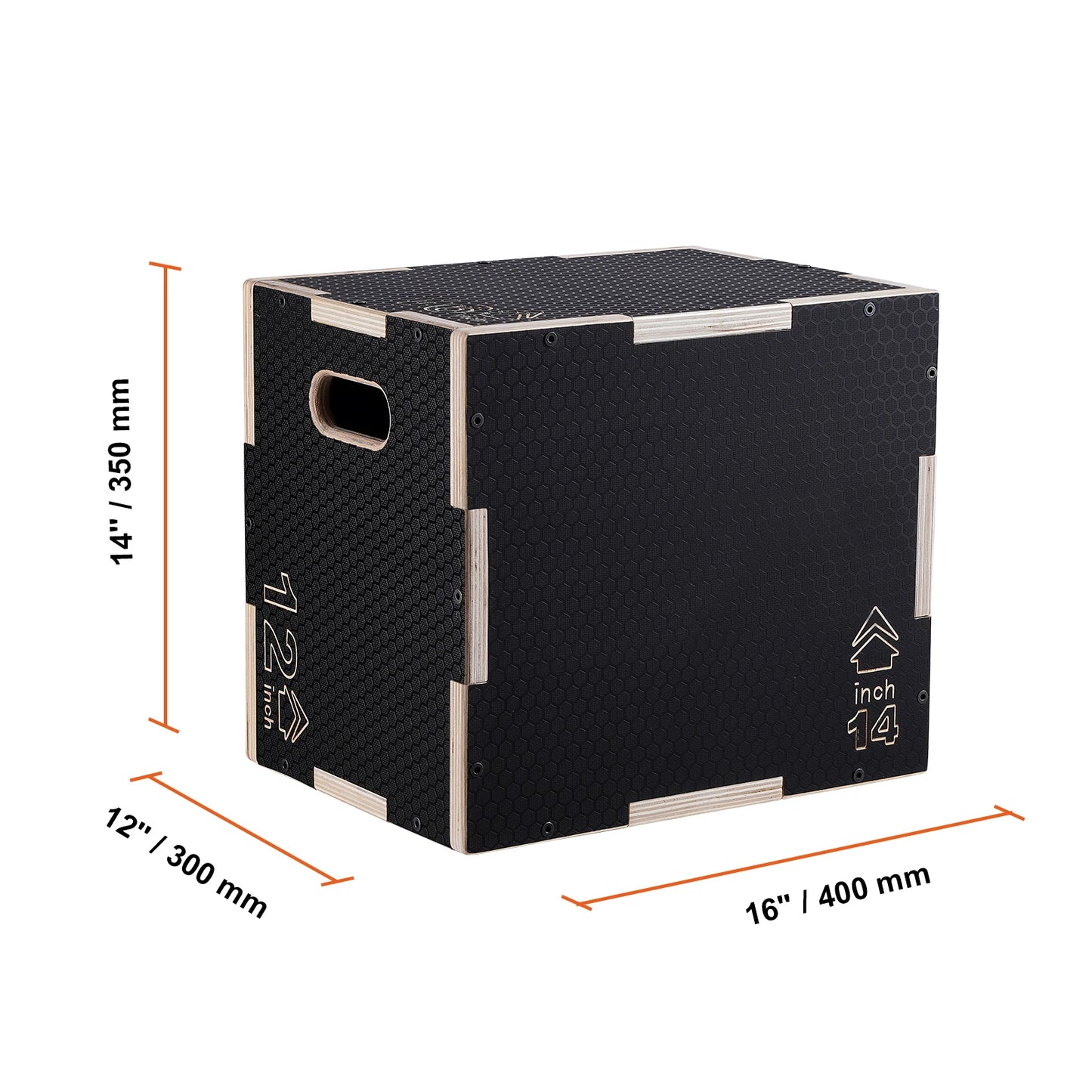 SucceBuy 3 in 1 Plyometric Jump Box For Home Gym Conditioning and Strength Training