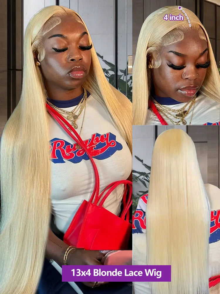 Mossily HD 613 Blonde Straight 13x4 13x6 Transparent Lace Front Human Hair Wigs Brazilian Lace Frontal Wig Pre Plucked

Mossily Blonde Human Hair wig