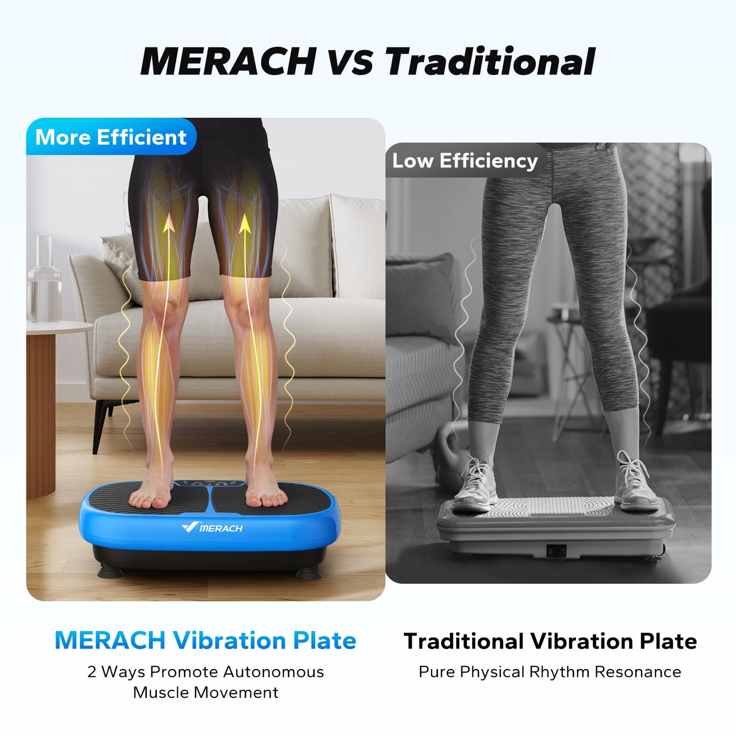 MERACH EMS Exercise Machine for Lymphatic Drainage, Pain ,Sleep Fat Burning&Weight Loss Exercise Fit