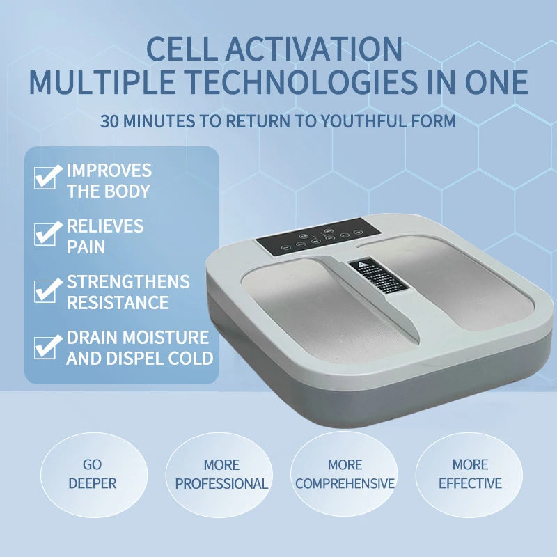 Terahertz Electric foot massager, increases blood flow and circulation