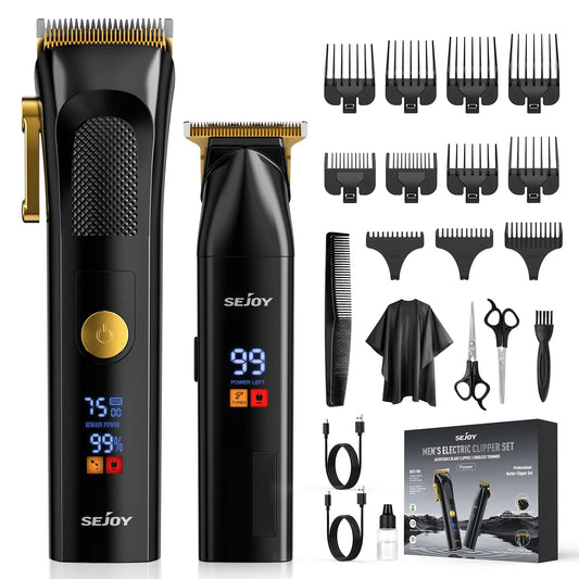 Sejoy Professional rechargeable Electric Hair Clippers Kits