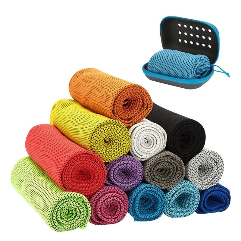 Quick Drying Cooling Towel  with Storage Box
