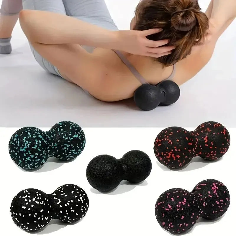 A peanut shaped massage ball, deep muscle relaxation massage ball, lightweight exercise muscle relaxation yoga ball