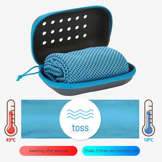 Quick Drying Cooling Towel  with Storage Box