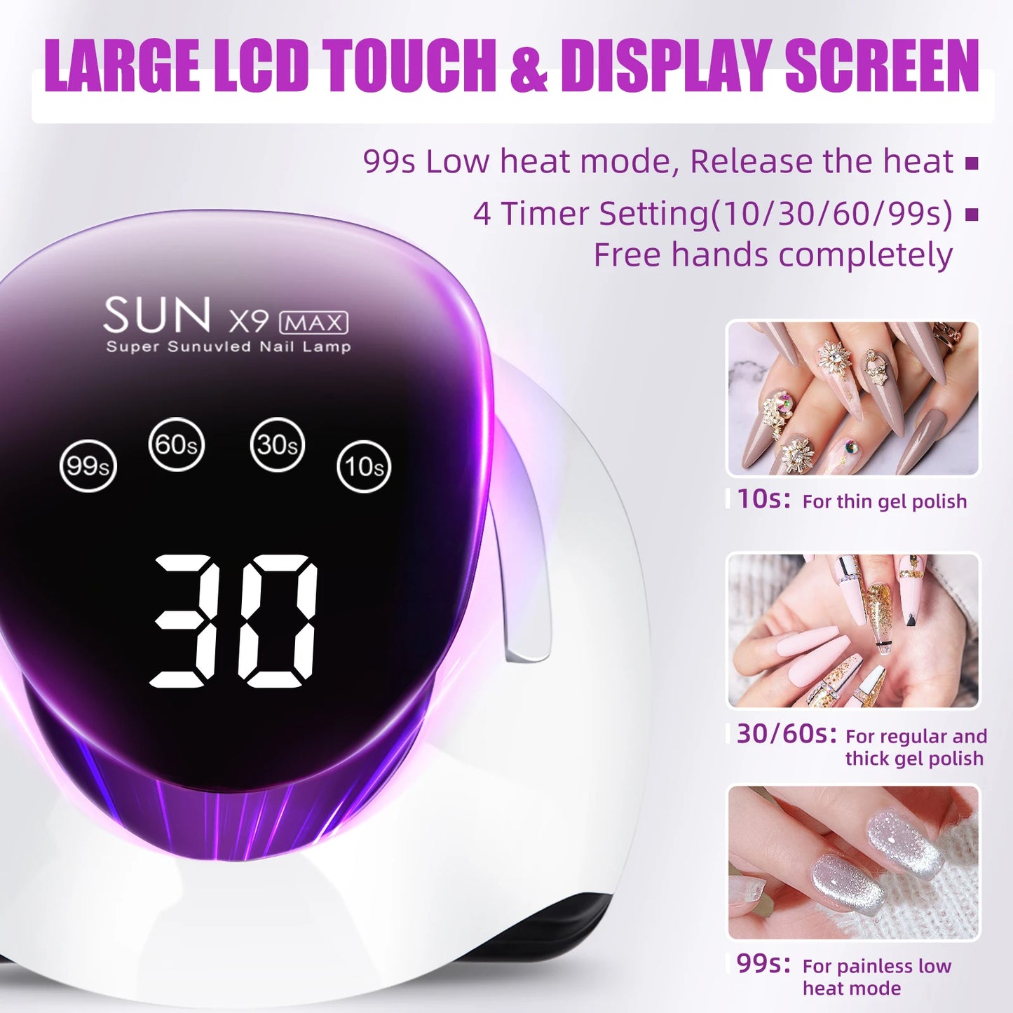 220W UV Light for Gel Nails