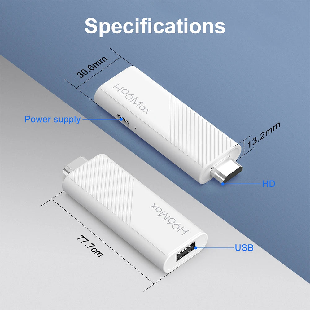 H96Max Android TV Stick