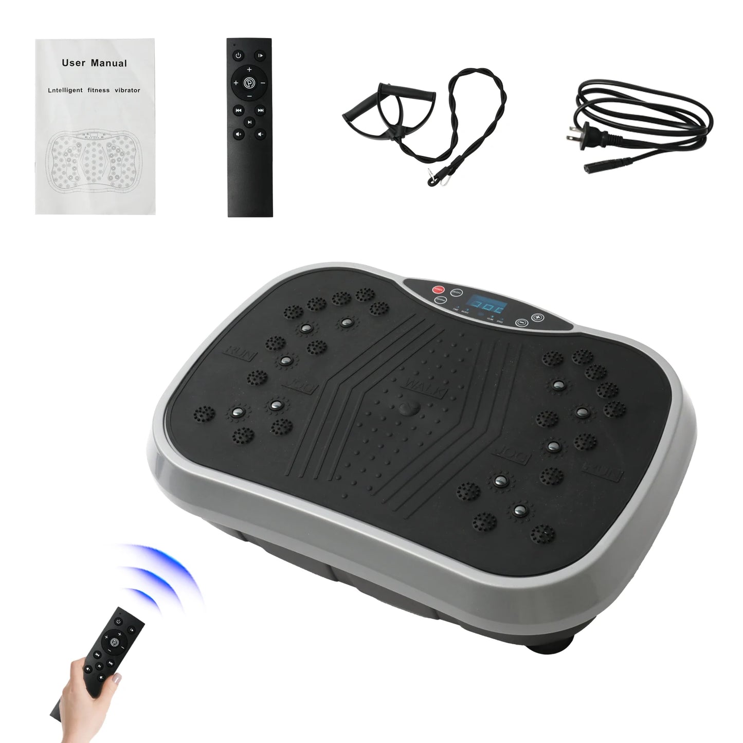 Vibration Plate Exercise Machine Fat-Burning whole Body Workout Portable Fitness Equipment