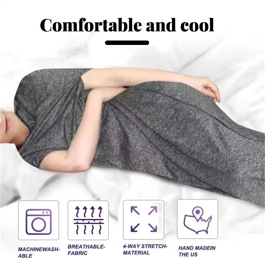 Portable Travelling Compression Blanket ,185x50cm