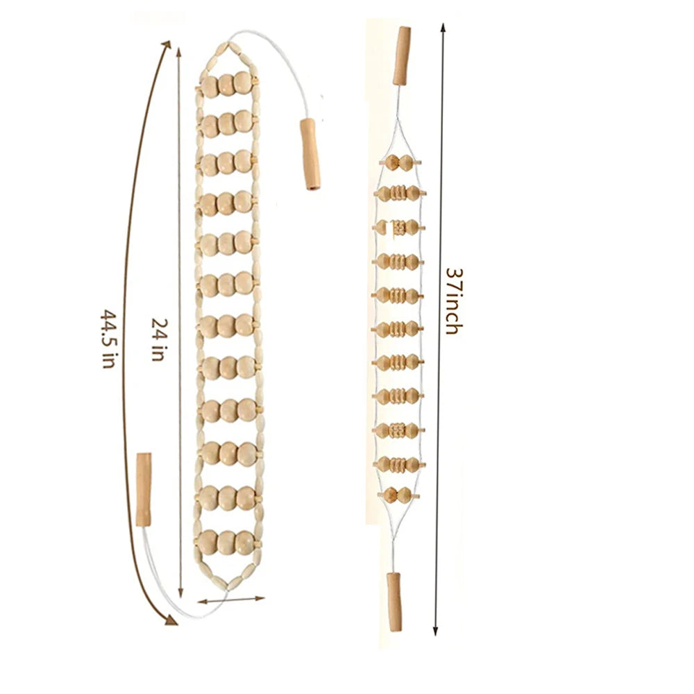 Wooden Therapy Cellulite Massage Tools, For Neck ,Leg ,and Back Pain Relief