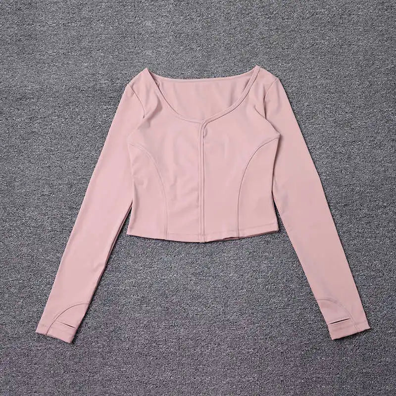 Fitness yoga clothing for women, short-sleeved sportswear