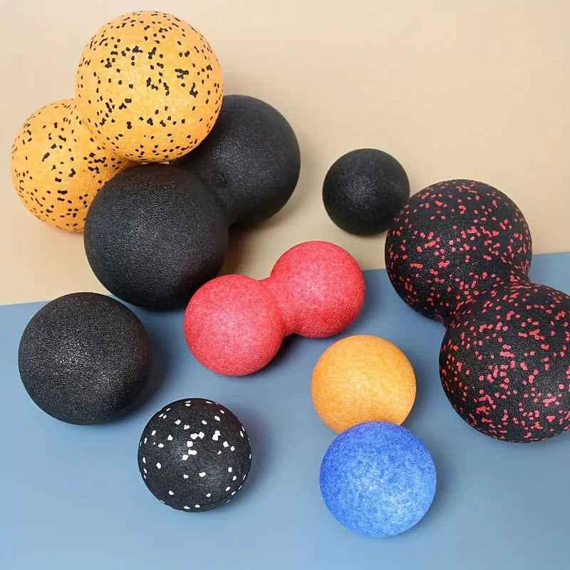 A peanut shaped massage ball, deep muscle relaxation massage ball, lightweight exercise muscle relaxation yoga ball