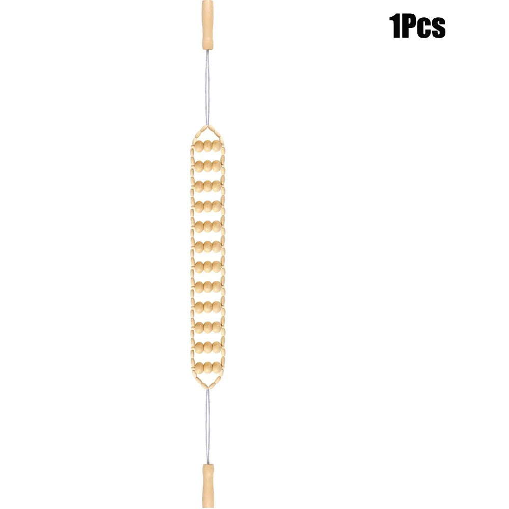 Wooden Therapy Cellulite Massage Tools, For Neck ,Leg ,and Back Pain Relief