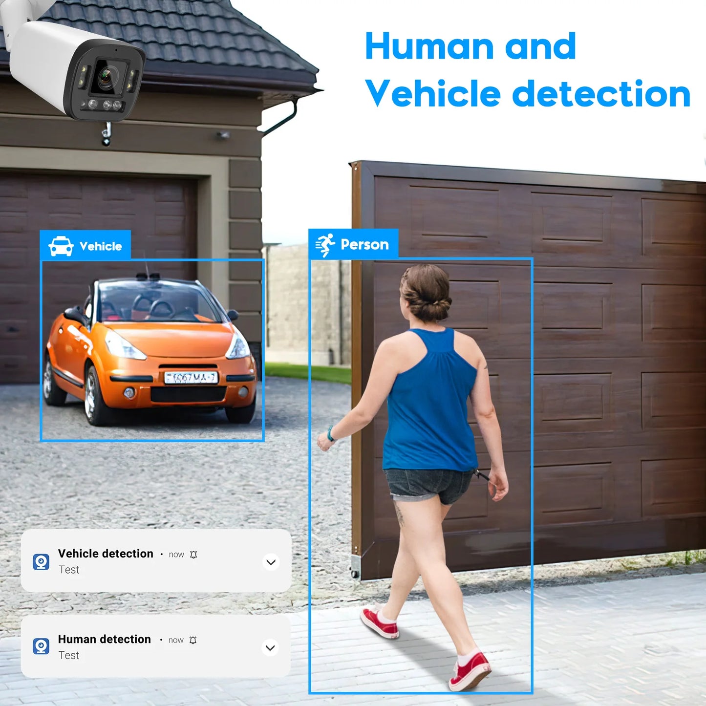 8MP Bullet Video Surveillance Camera w/ Built in Mic and 5X Zoom