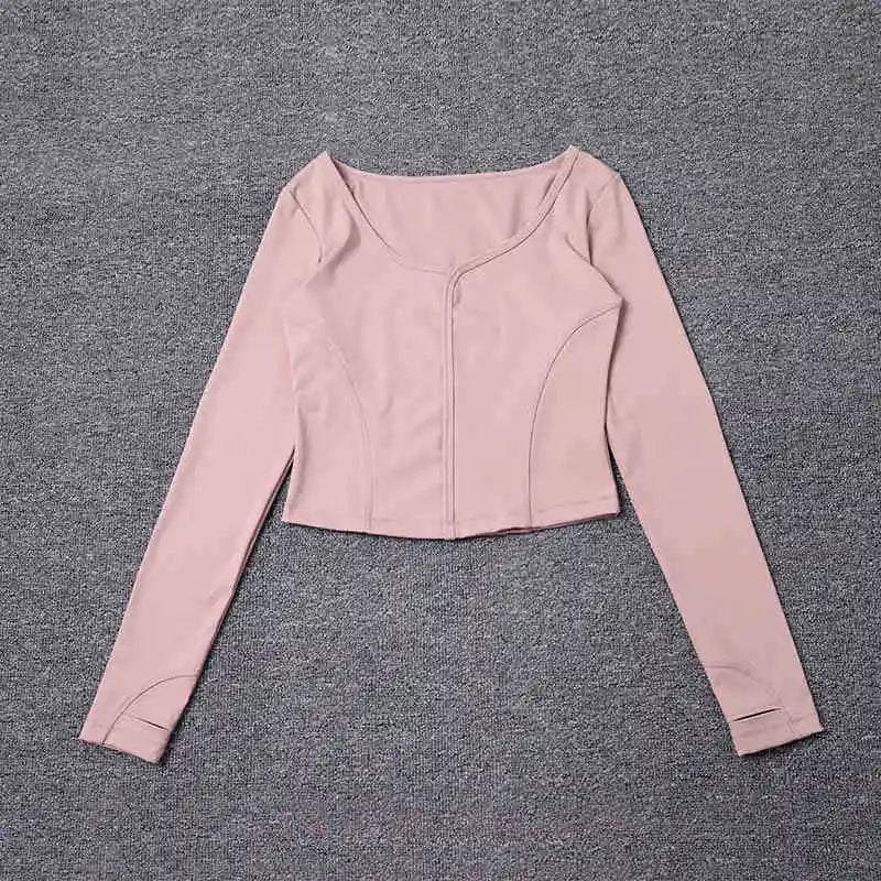 Fitness yoga clothing for women, short-sleeved sportswear