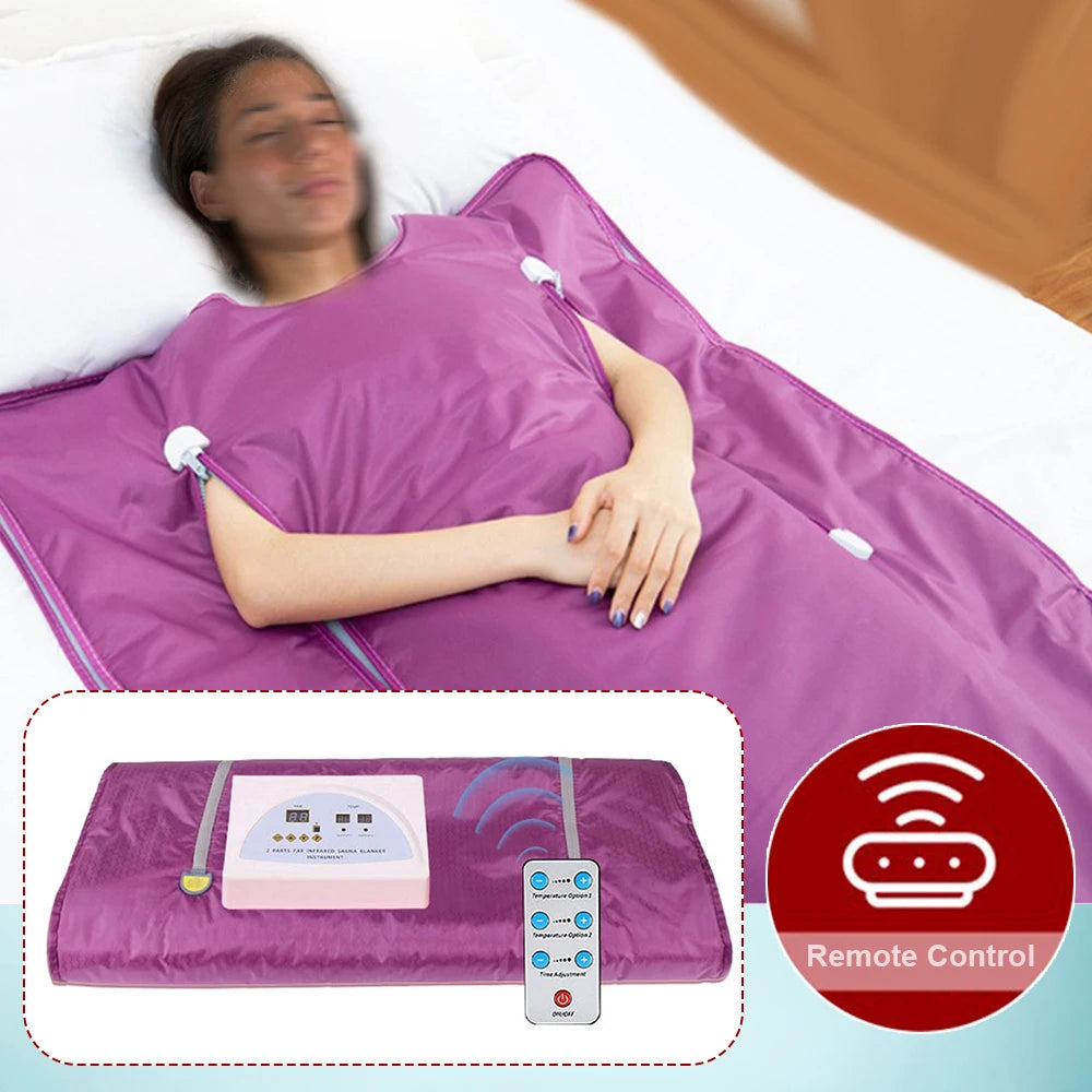 Fat Burning Sauna Blanket to help relax and Lose weight Machine for Home Use Salon Spa