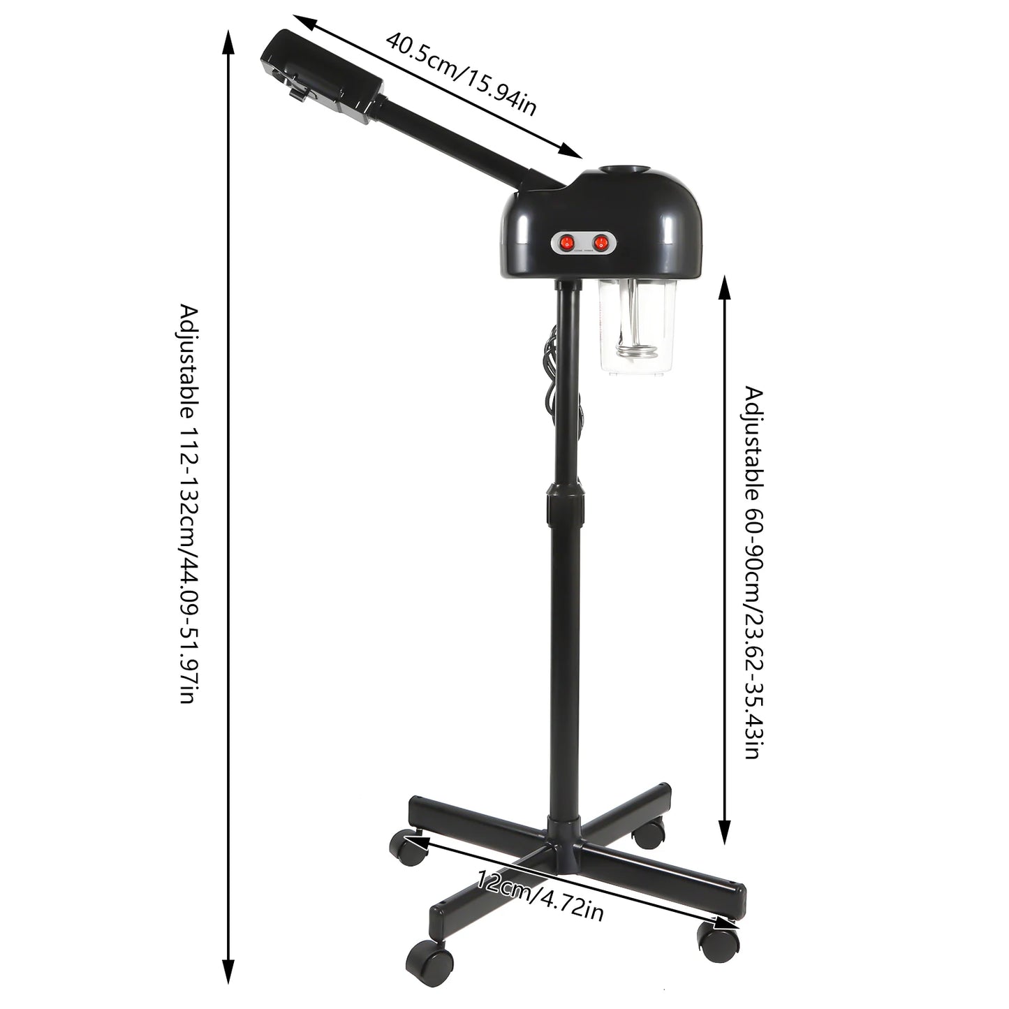 Black Facial Steamer 800 Watt