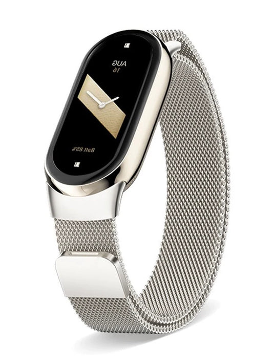 Stainless Steel for mi band  9 accessories ,magnetic loop belt bracelet