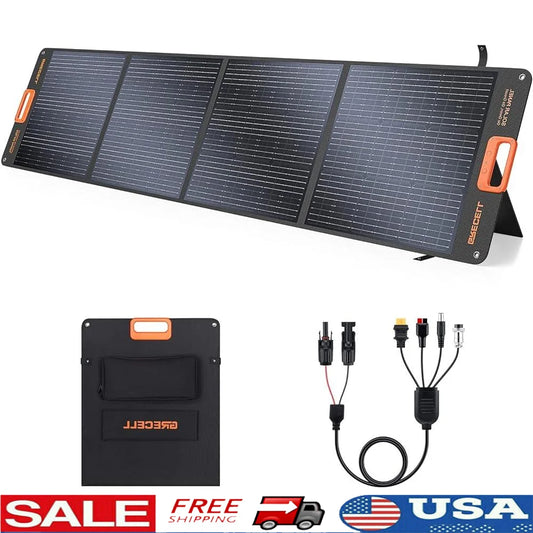 Portable 200w solar panel kit