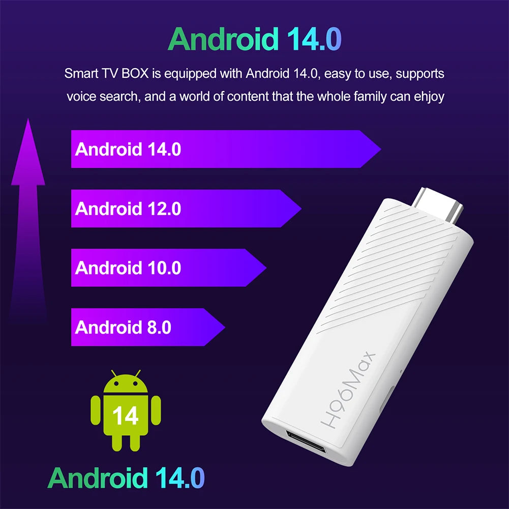 H96Max Android TV Stick