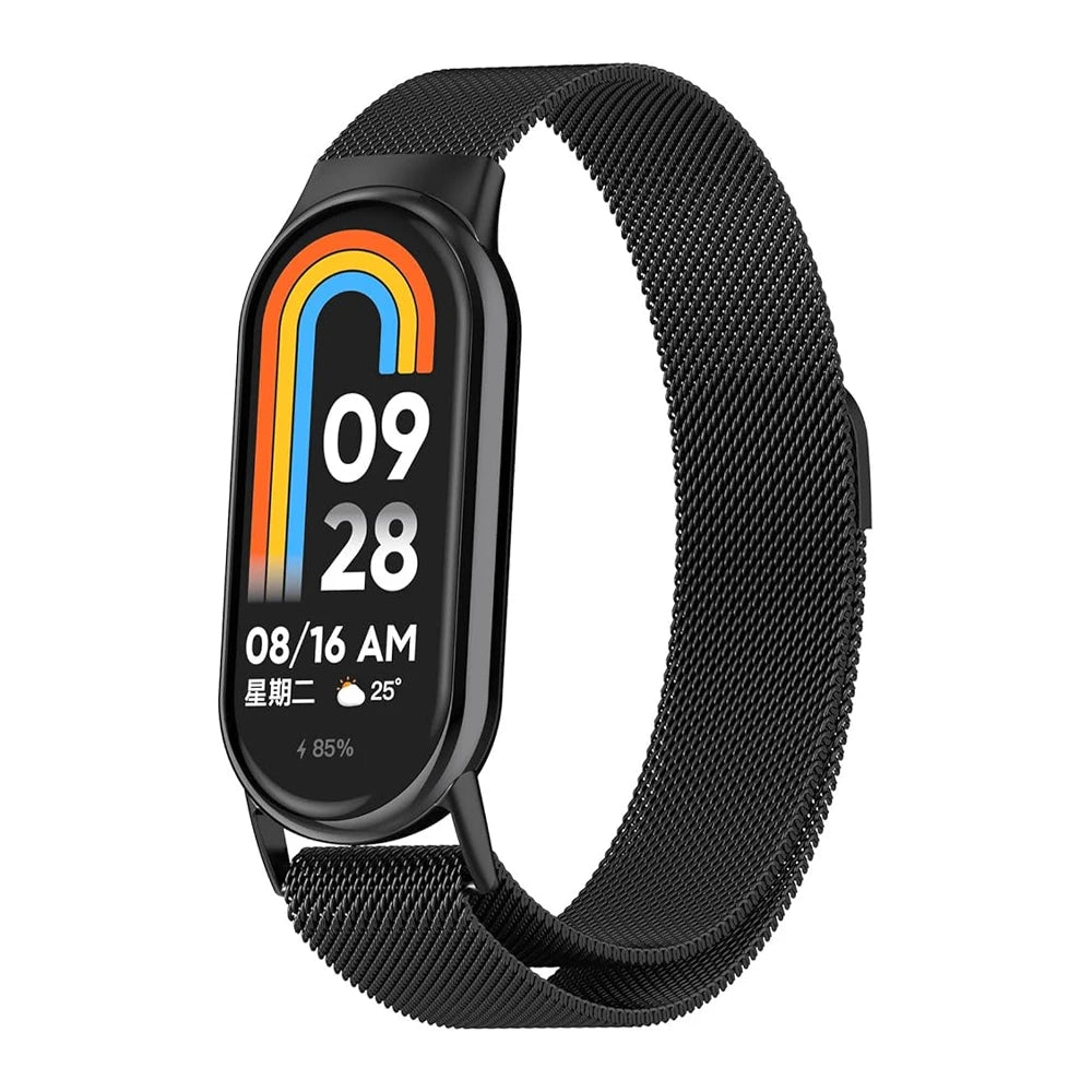 Stainless Steel for mi band  9 accessories ,magnetic loop belt bracelet