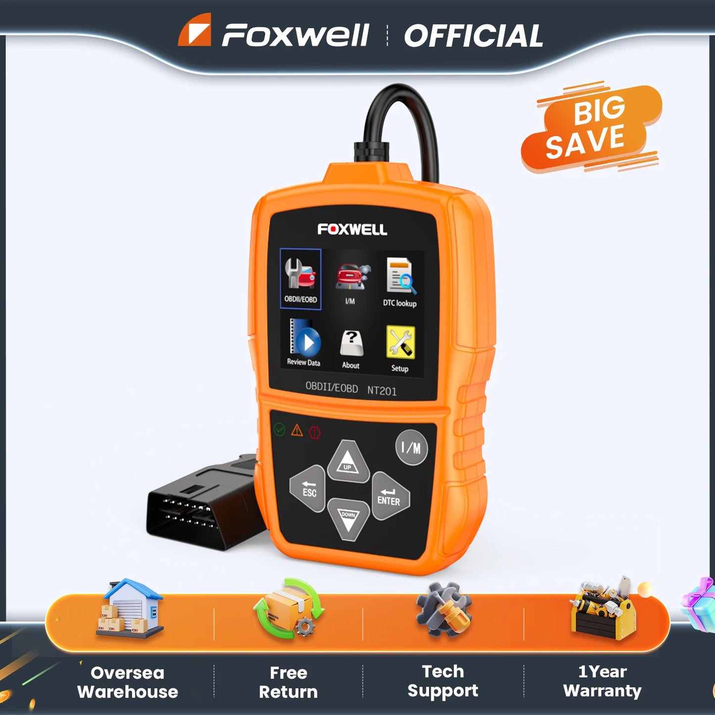 FOXWELL Automotive Engine Scanner