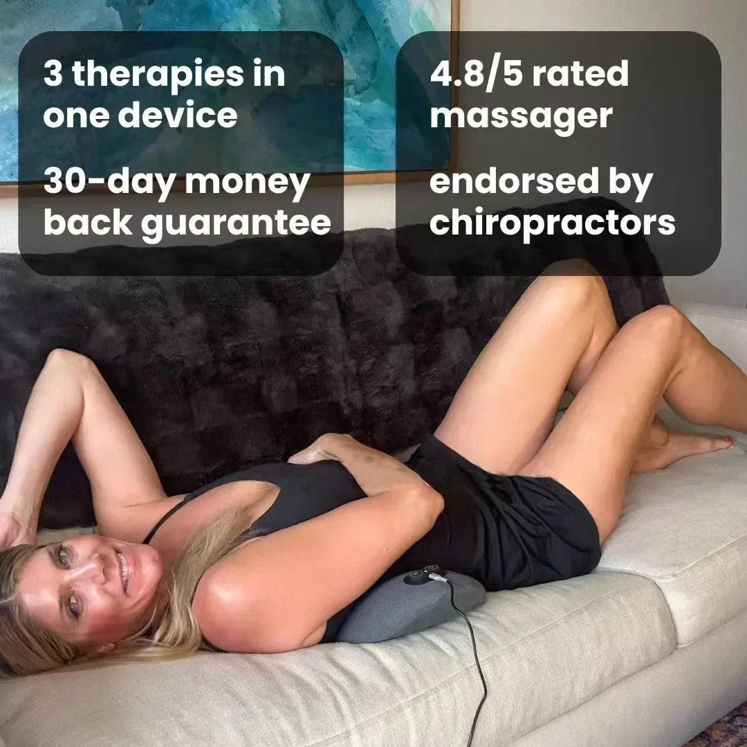 Okayso 3-in-1 Shiatsu Deep Tissue back and waist massager