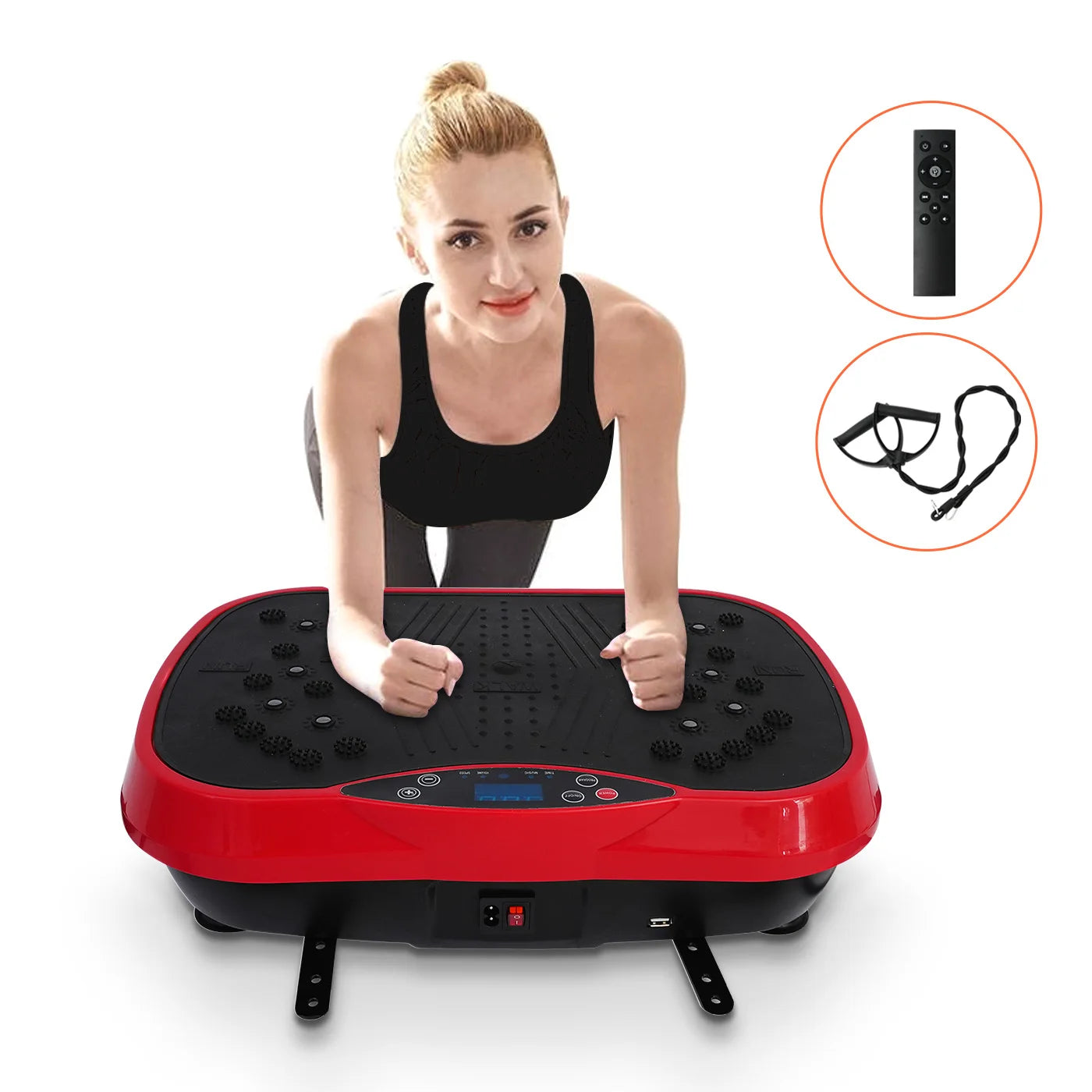 Vibration Plate Exercise Machine Fat-Burning whole Body Workout Portable Fitness Equipment