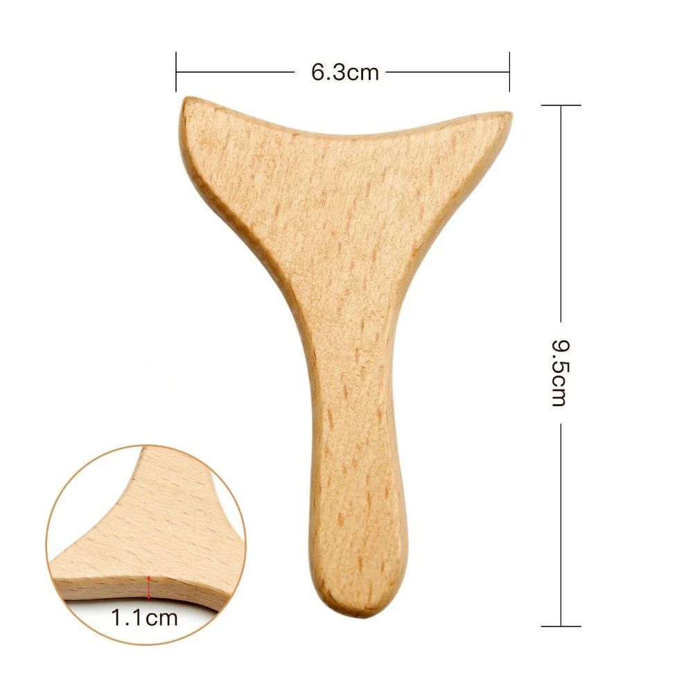 New 6/7/8Pcs/Set Wooden Facial Massage Tools,