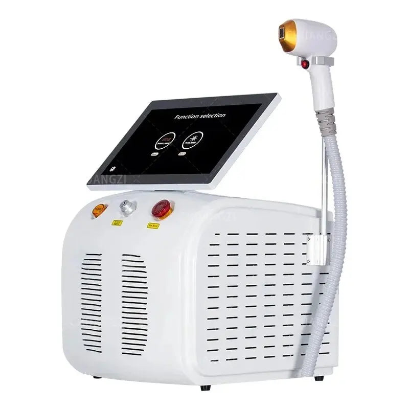 Portable High Power Ice Cooling Triple Laser  Hair Removal Machine