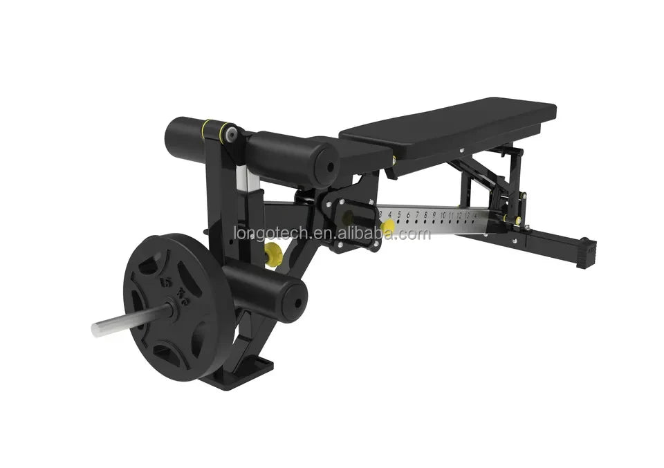 Expandability Weightlifting Multi-Functional gym equipment Incline Decline Flat Plate Loaded Weight Bench Press