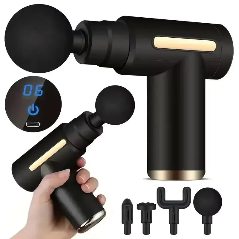 Fascial Machine Muscle Relaxation USB Mini Massage Gun Vibration Gun Massage Fitness