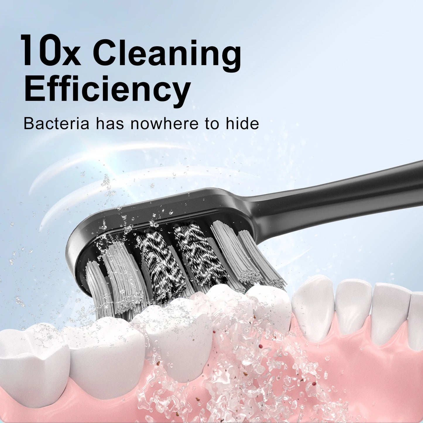 SEAGO Sonic Toothbrush w/ 3 replacement Heads