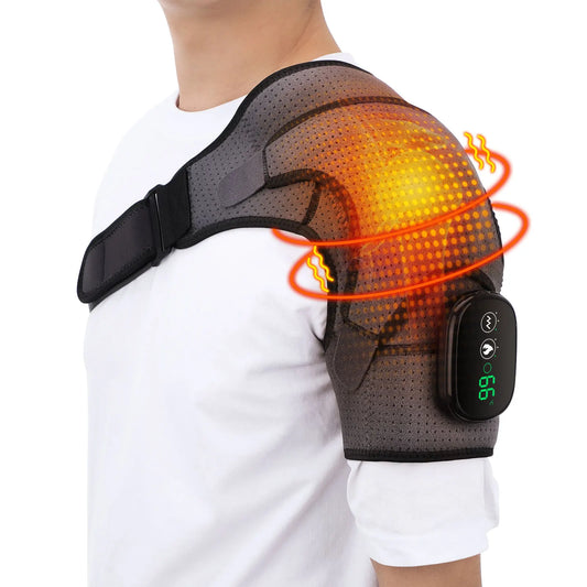 Electric Heating Shoulder Massage  Adjustable Heating Shoulder Massage Belt For Arm Muscle Relaxation